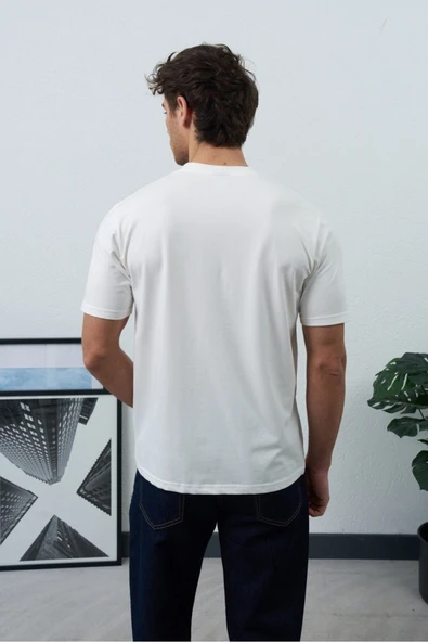 Unisex Basic %100 Pamuk T-Shirt - Sade ve Şık - Resim 4