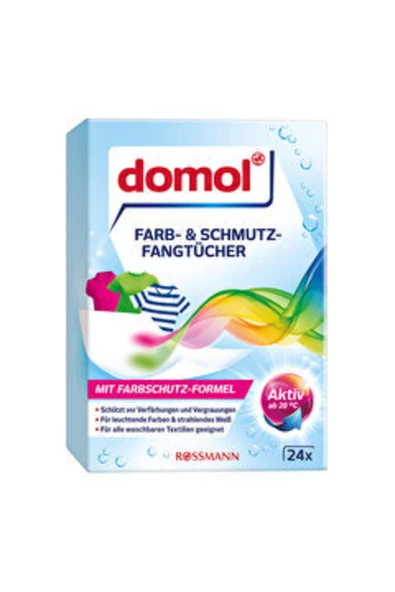 DOMOL DOMOL Renk Ayırıcı Mendil Çamaşır Makinesi Için 24 Adet ürün görseli 1