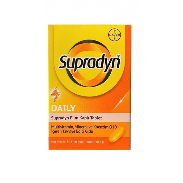 Supradyn Koenzim Q10 Takviye Edici Gıda 30 Tablet ürün görseli 1