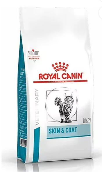 Royal Canin Veterinary Diet Skin Coat Hassas Cilt ve Parlak Tüy Kuru Kedi Maması 1.5 Kg Orijinal ürün görseli 1