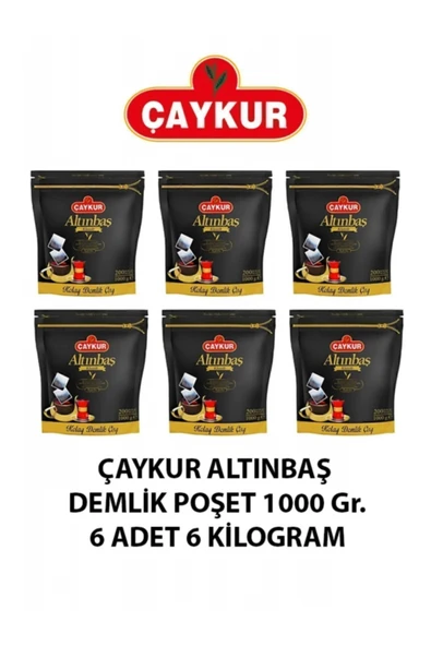Altınbaş Klasik Siyah Kolay Demlik Poşet Çay 6'lı 200 X 5 G ürün görseli 1