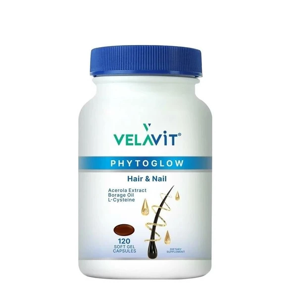 Velavit Phytoglow Hair & Nail 120 Kapsül ürün görseli 1