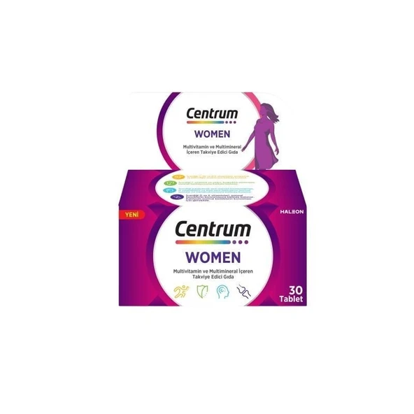 Centrum Women Multivitamin ve Multimineral 30 Tablet ürün görseli 1