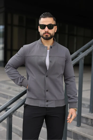 Çıtçıt Kapama Mevsimlik Kolej Ceket - Resim 3