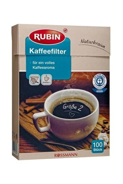 ROSSMANN ROSSMANN Rubin Küçük Boy Kahve Filtresi Naturel Kağıt 2 Numara ürün görseli 1