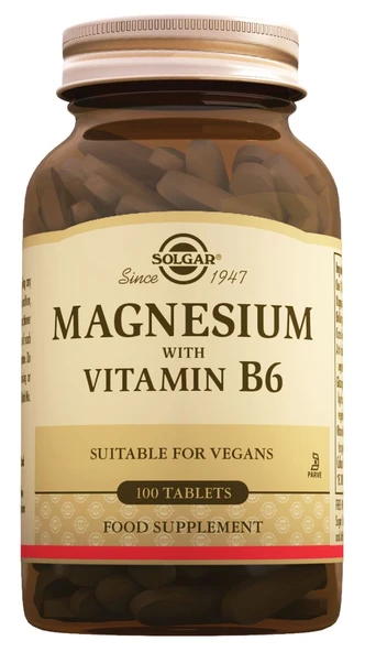 Magnesium with Vitamin B6 100 Tablet ürün görseli 1