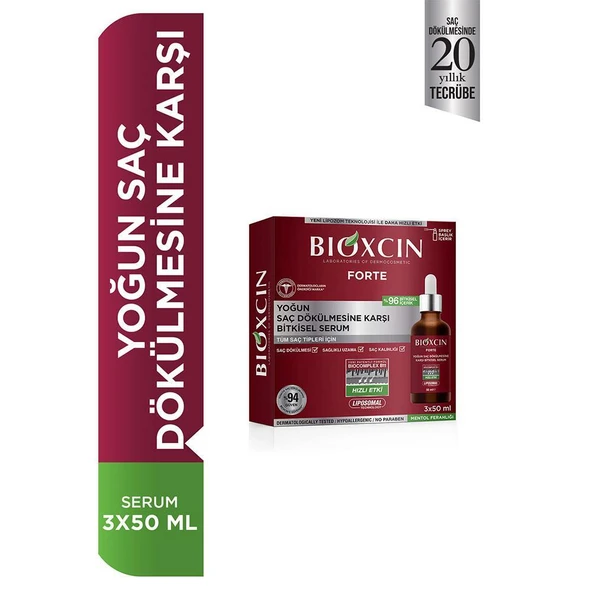 Bioxcin Forte Saç Bakım Serumu 50 ml 3'lü ürün görseli 1