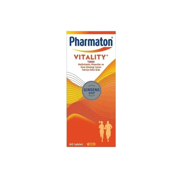 Vitality Multivitamin, Mineraller Ve Kore Ginsengi İçeren Takviye Edici Gıda 60 Tablet ürün görseli 1