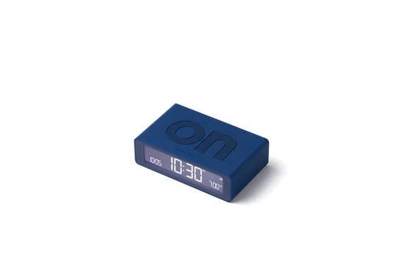 Lexon Flip Mini Şarj Edilebilir Alarm Saat Lacivert ürün görseli 1