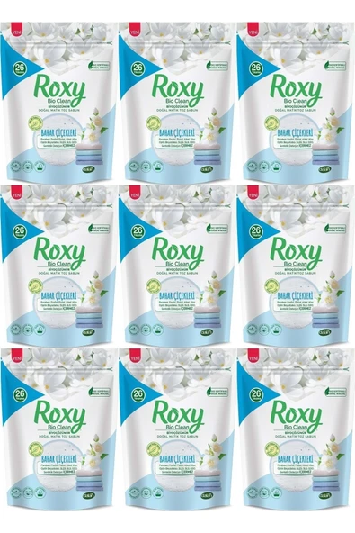 Dalan Dalan Roxy Bio Clean Matik Sabun Tozu 800GR Bahar Çiçekleri (9 Lu Set) (234 Yıkama) ürün görseli 1