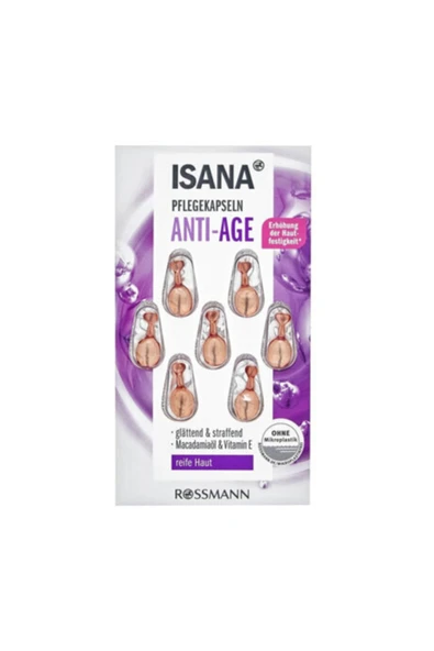 ISANA ISANA Anti Age Bakım Kapsülleri Kırışıklık Önleyici 7'li ürün görseli 1