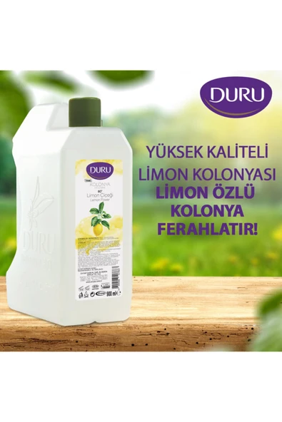 Duru Duru Limon Kolonya Bidon 80 Derece 2x900ml - Resim 2