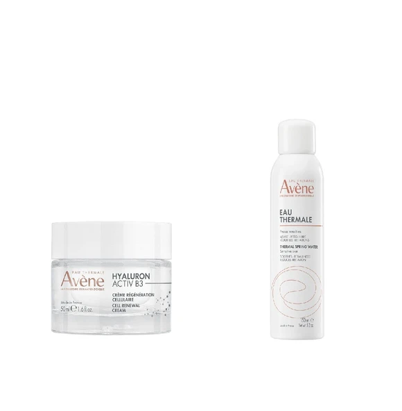 Avene Hyaluron Activ B3 Bakım Kremi 50 Ml + Eau Thermale 150 Ml ürün görseli 1