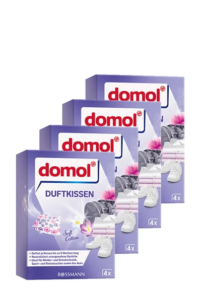 DOMOL DOMOL Çamaşır ve Tekstil Ürünlerine Özel Koku Kesesi 4'lü (4 Adet) ürün görseli 1