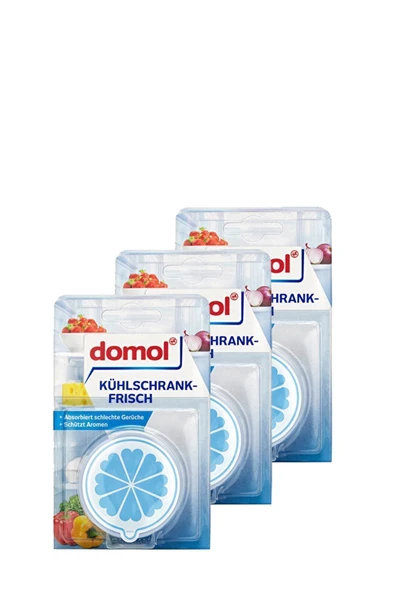 DOMOL DOMOL Kokusuz Buzdolabı Deodorantı Kartuş Ve Karbon Filtre 40 Gr (3 Adet) ürün görseli 1