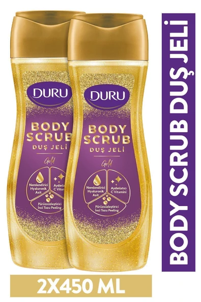 Duru Duru Body Scrub Gold Duş Jeli 2x450 Ml ürün görseli 1