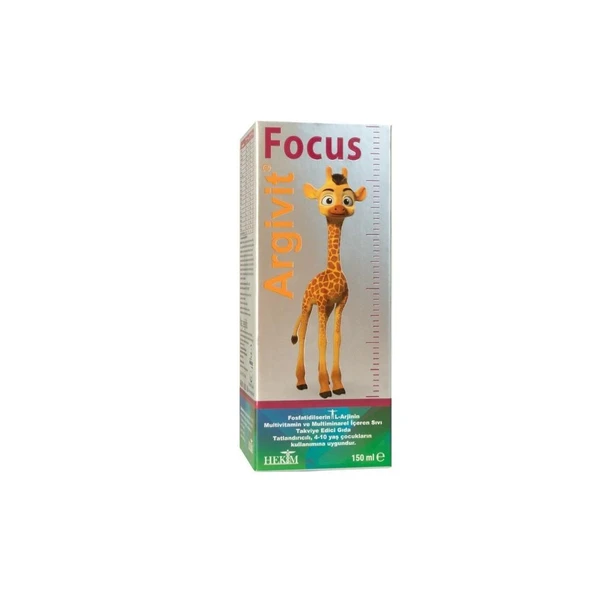 Argivit Focus Multivitamin ve Multimineral Takviye Edici Gıda 150ml ürün görseli 1