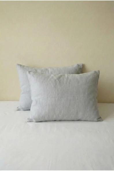 Motif Mağaza 2'li Yastık Kılıfı | %100 Pamuk Saten | 50x70 cm  Buz Grisi 50 x 70 ürün görseli 1