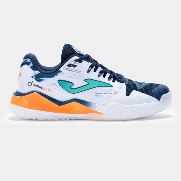 Joma TSPINS2632OM Spin Erkek Padel Ayakkabısı Beyaz/Lacivert ürün görseli 1