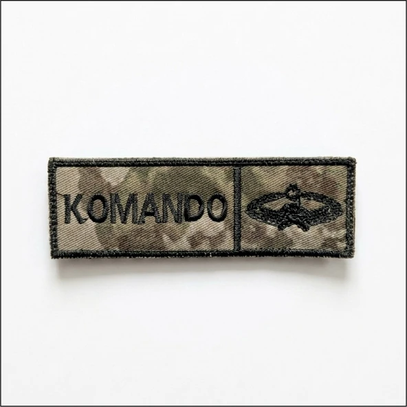 Komando İsimlik - Kamuflaj Ajanda Uyumlu - 4cm x 12 cm ürün görseli 1