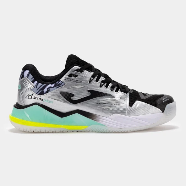 Joma TSPINS2612OM Spin Erkek Padel Ayakkabısı Gri/Sarı ürün görseli 1