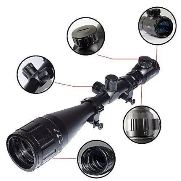 8-32x50 Çift Işıklı Zoomlu Riflese Dürbün - Resim 3