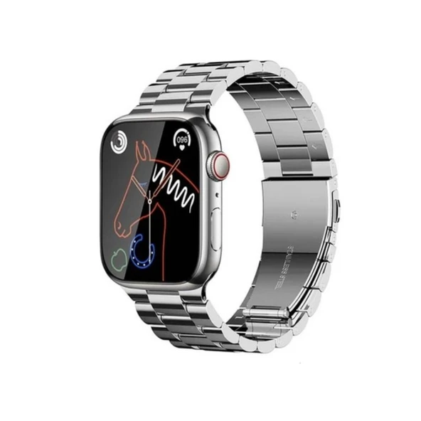 Winex Watch 8 WS92 Max Amoled Ekran Android İos HarmonyOs Uyumlu Akıllı Saat Gümüş ürün görseli 1