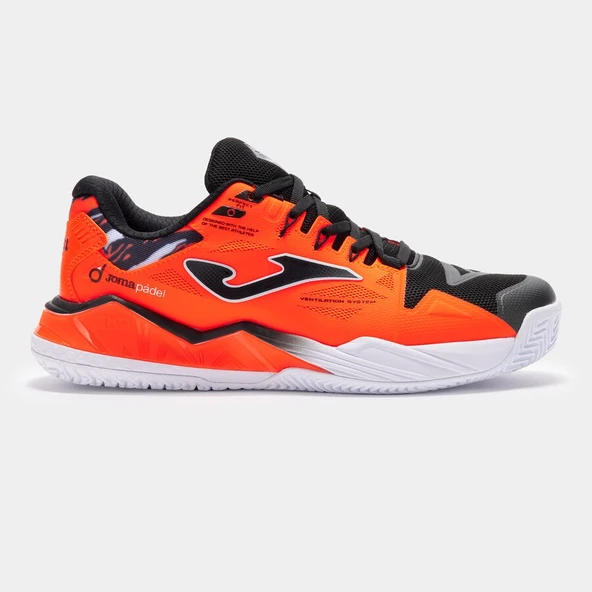 Joma TSPINS2631OM Spin Erkek Padel Ayakkabısı Turuncu/Siyah ürün görseli 1
