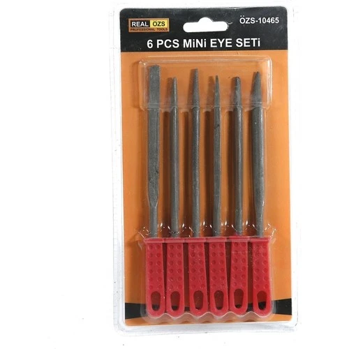 Real Özs 6'lı Küçük Boy Eğe Seti ÖZS-10465 - Resim 3