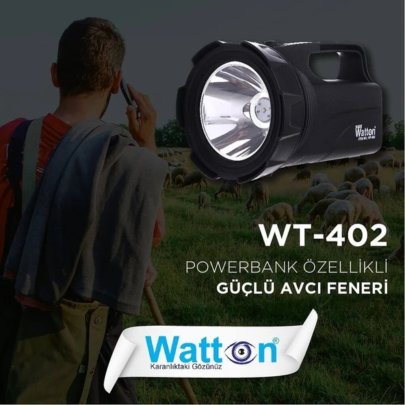 Profesyonel Avcı Feneri 30 W Gücünde Wt-402 ürün görseli 1