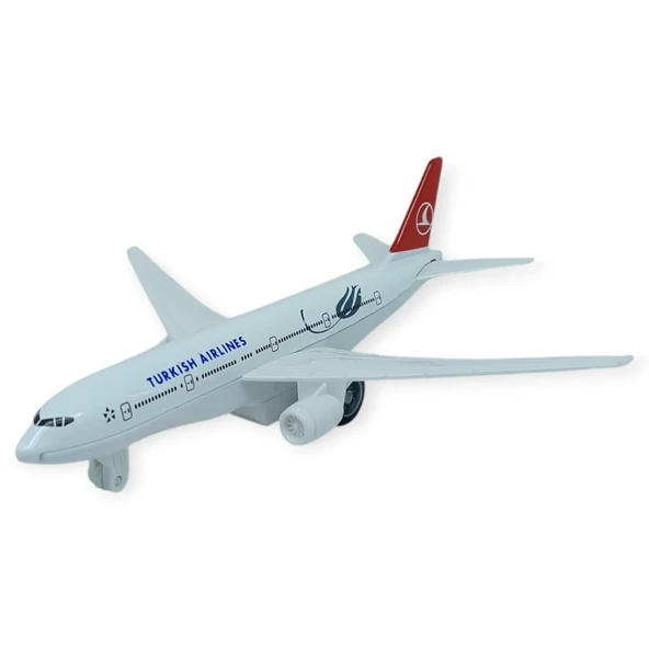Çek Bırak Metal Yolcu Uçağı - 15 cm - Küçük Boy - 1 ADET ürün görseli 1