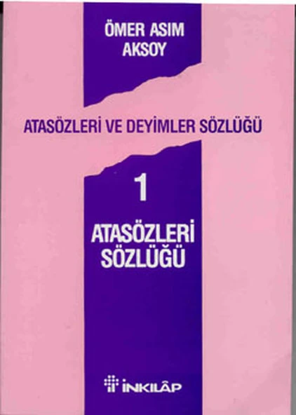 Atasözleri ve Deyimler Sözlüğü 1 ürün görseli 1