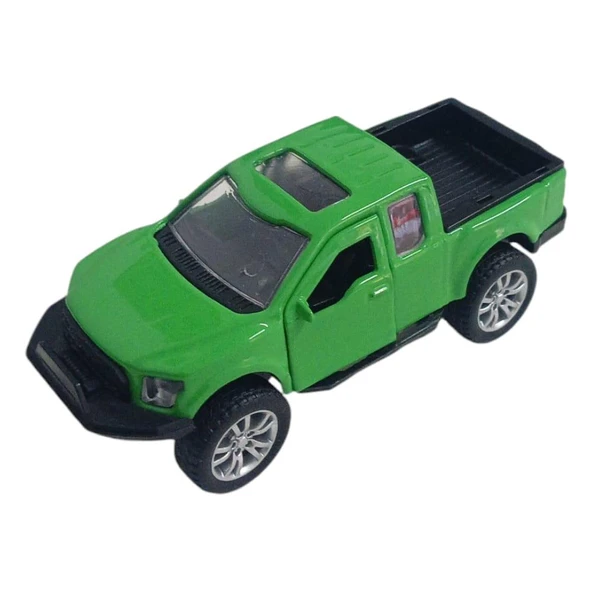 Çek Bırak Metal Arazi Aracı 13 cm - Yeşil - 1 ADET ürün görseli 1