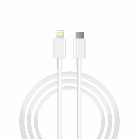 Winex 3A 60W Type-C to Lightning 1Metre Data ve Hızlı Şarj Kablosu Beyaz SX251M ürün görseli 1