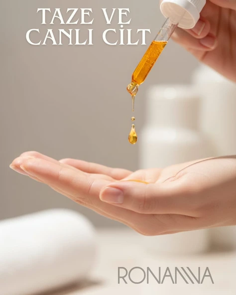 Ronanna C Vitamini Serum %20 Saf Vitamin C Leke Karşıtı Cilt Aydınlatıcı Anti Aging Serum 30ml ürün görseli 1
