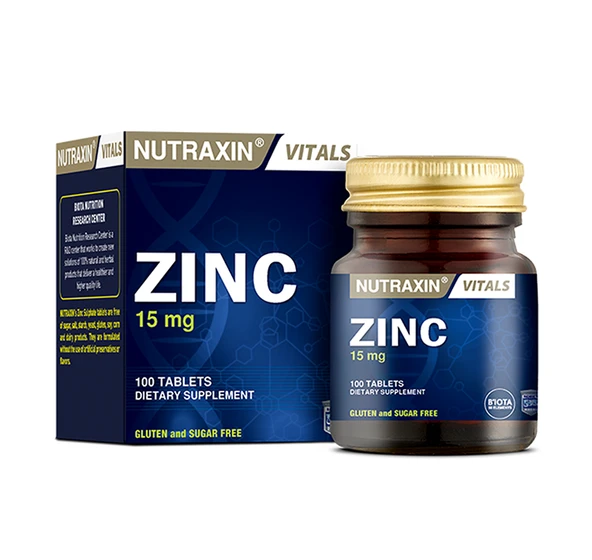 Nutraxin Zinc 15 mg 100 Tablet ürün görseli 1