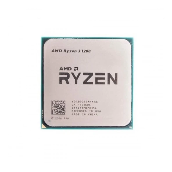 AMD RYZEN 3 1200 10MB 4çekirdekli VGA YOK AM4 65w Kutusuz+Fansız ürün görseli 1