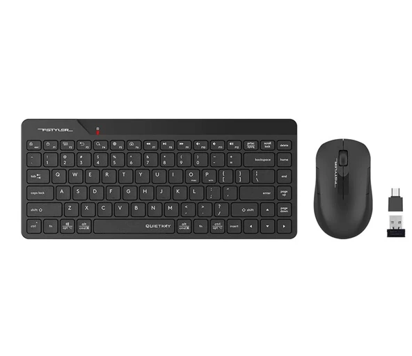 A4-Tech Kablosuz Set	Mini Siyah (FG2200 AIR2) ürün görseli 1