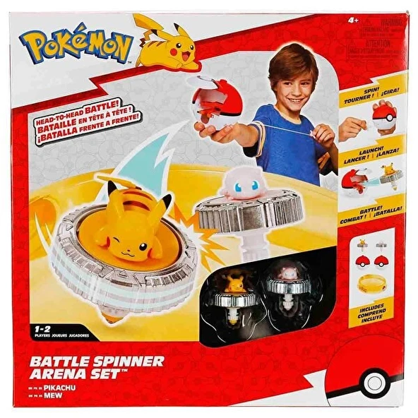 Pokemon Battle Spinner Arena Oyun Seti - Resim 2
