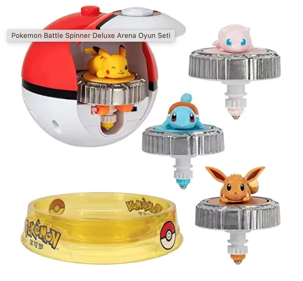 Pokemon Battle Spinner Deluxe Arena Oyun Seti ürün görseli 1