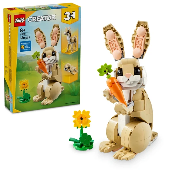 Creator 3’ü 1 Arada Sevimli Tavşan Oyun Seti 31162 ürün görseli 1