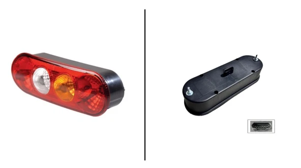 STOP LAMBASI TRANSİT KAMYONET (PICK-UP) SOKETLİ DUYLU (SAĞ SOL AYNI) V-348 06>14 7C16 13404AA ürün görseli 1
