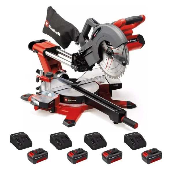 Einhell TE-SM 36/10 L Li Akülü Gönye Testere 4X4 Amper 4300885 ürün görseli 1