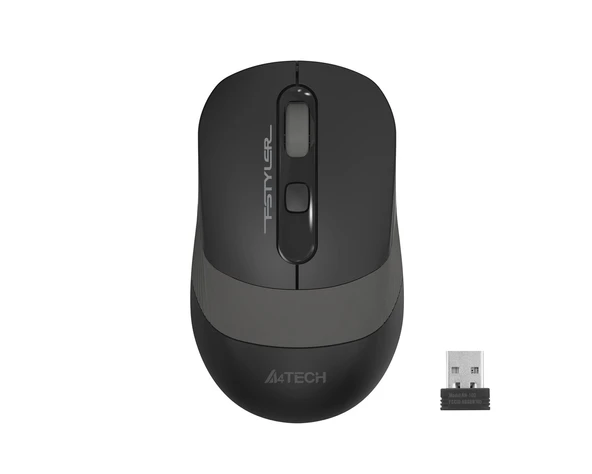 A4-Tech Kablosuz Mouse Nano Siyah-Gri (FG10-G) ürün görseli 1