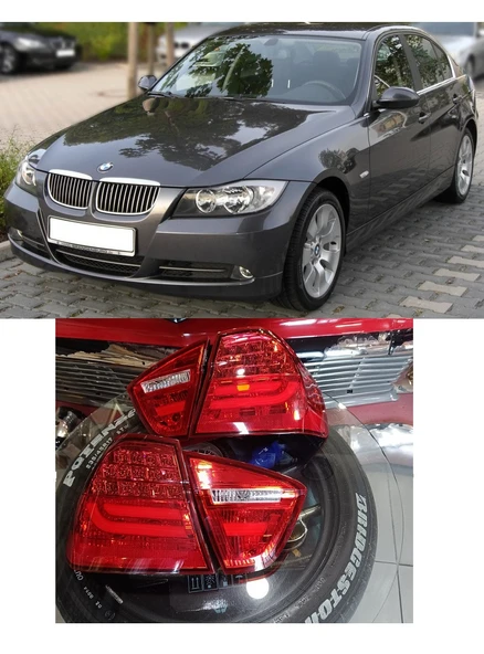 bmw e90  2005.2009 uyumlu lci dizayn led stop ürün görseli 1