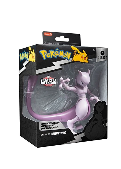 Pokémon PKW2417 Mewtwo Select Seri Eklemli Figür Oyuncak 16 cm ürün görseli 1