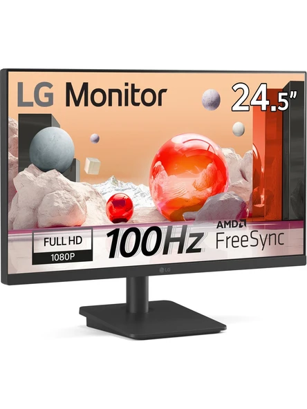 LG 24.5" 25MS500-B 5ms (GTG) 100Hz (Hdmıx2) AMD Freesync FHD IPS Panel Monitör ürün görseli 1