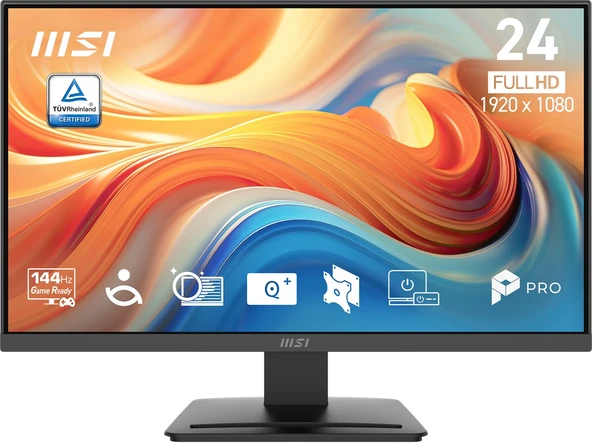 MSI 23.8 PRO MP241 E14V 1920x1080 16:9 FLAT VA 144HZ 1MS (MPRT) ADAPTIVE-SYNC MONITOR ürün görseli 1