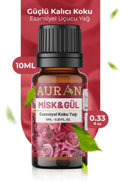 Misk & Gül Esansiyel Uçucu Koku Yağı Ortam Kokusu Doğal Yağ Sihirli Küre Hobi Esansı 10ml ürün görseli 1
