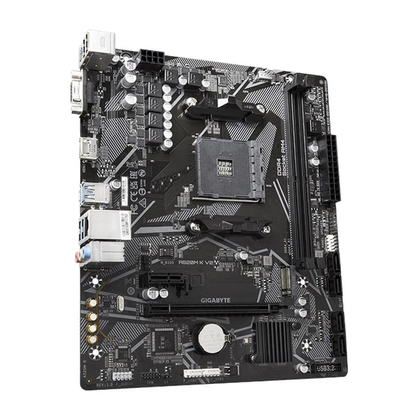Gigabyte A520M K V2 D4 AM4 Vga Hdmi - Resim 3
